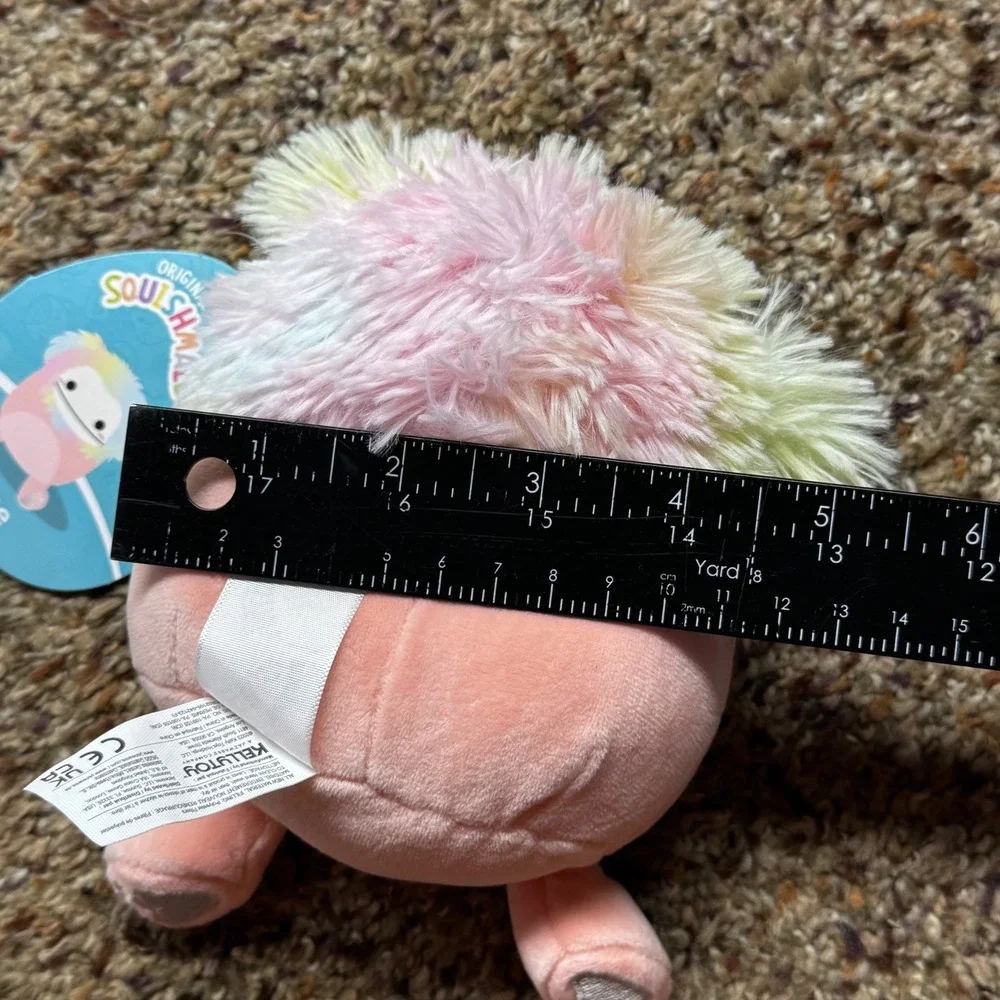 Squishmallows 5 Inch Diane the Bigfoot Pink‎ Rainbow First to Market Plush NWT